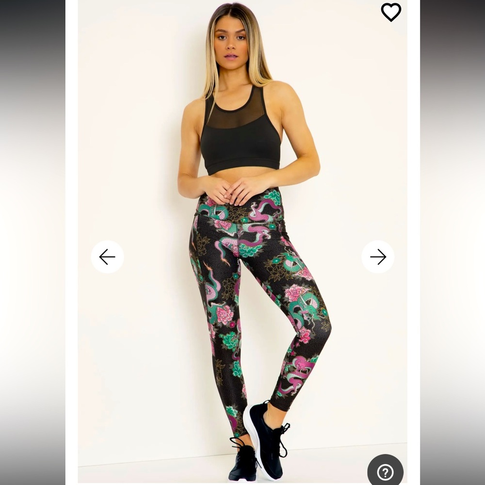 BLACKMILK DRAGON BOUQUET HW NINJA PANTS - LIMITED
